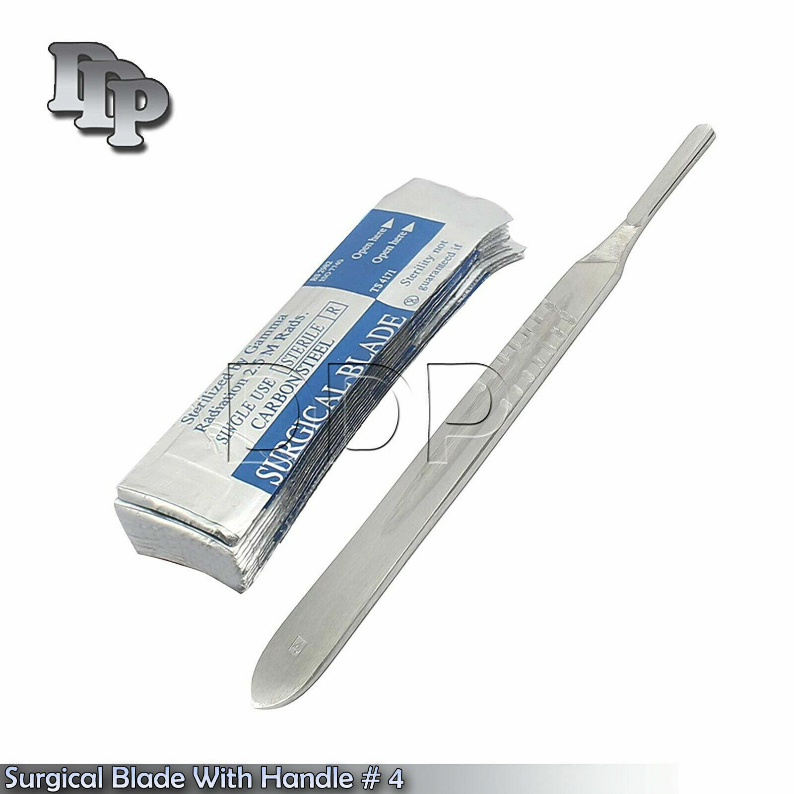 100-Scalpel-Blades-22-With-Scalpel-Knife4-Surgical-Instruments-371232968511