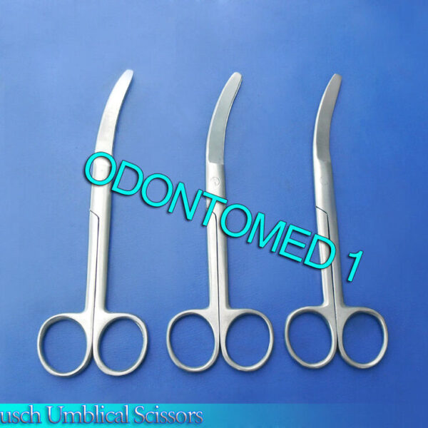 12 Busch Umblical Scissors Surgical  Instruments
