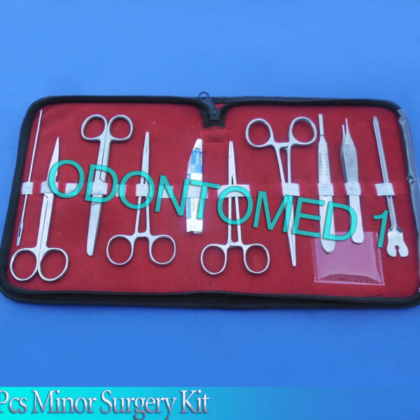 19 PCS MINOR SURGERY KIT SURGICAL INSTRUMENTS FORCEPS