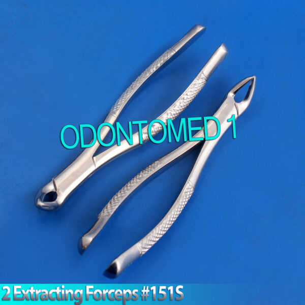 2 Pieces Pedo Extracting Forceps #151s Dental Surgical Instrument