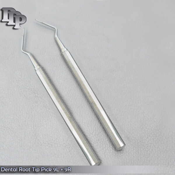 2 Root Tip Picks # 9L & 9R Dental Elevator Instruments
