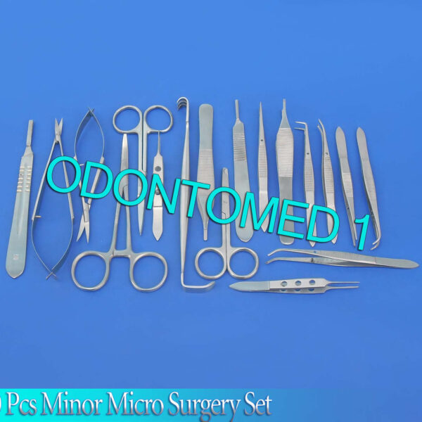 20 PC Basic Eye Minor Micro Surgery Ophthalmic Delicate Forceps Instruments Kit