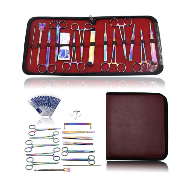 23 Pcs Advanced Dissecting Kit Multi Color-Biology & Anatomy Science Botany Labs