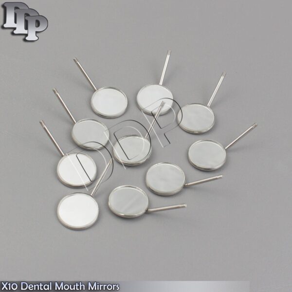 24 Pcs Dental Mirror No.5 Plain Dental Instruments