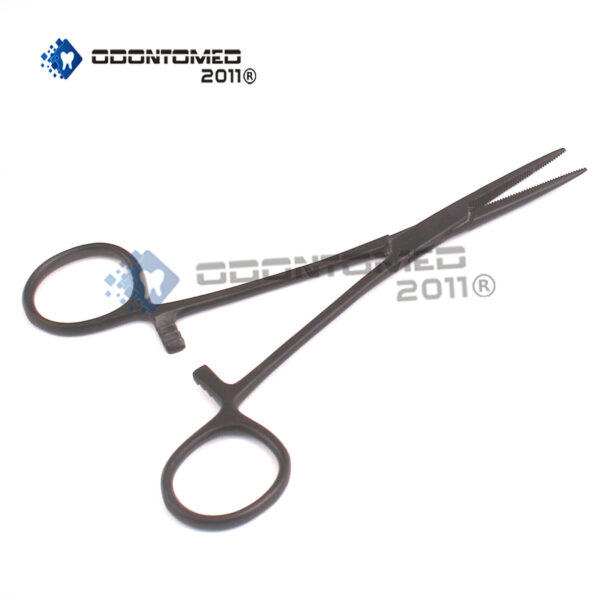 3 Crile Forceps 5.5" Straight Black Coated surgical Instruments