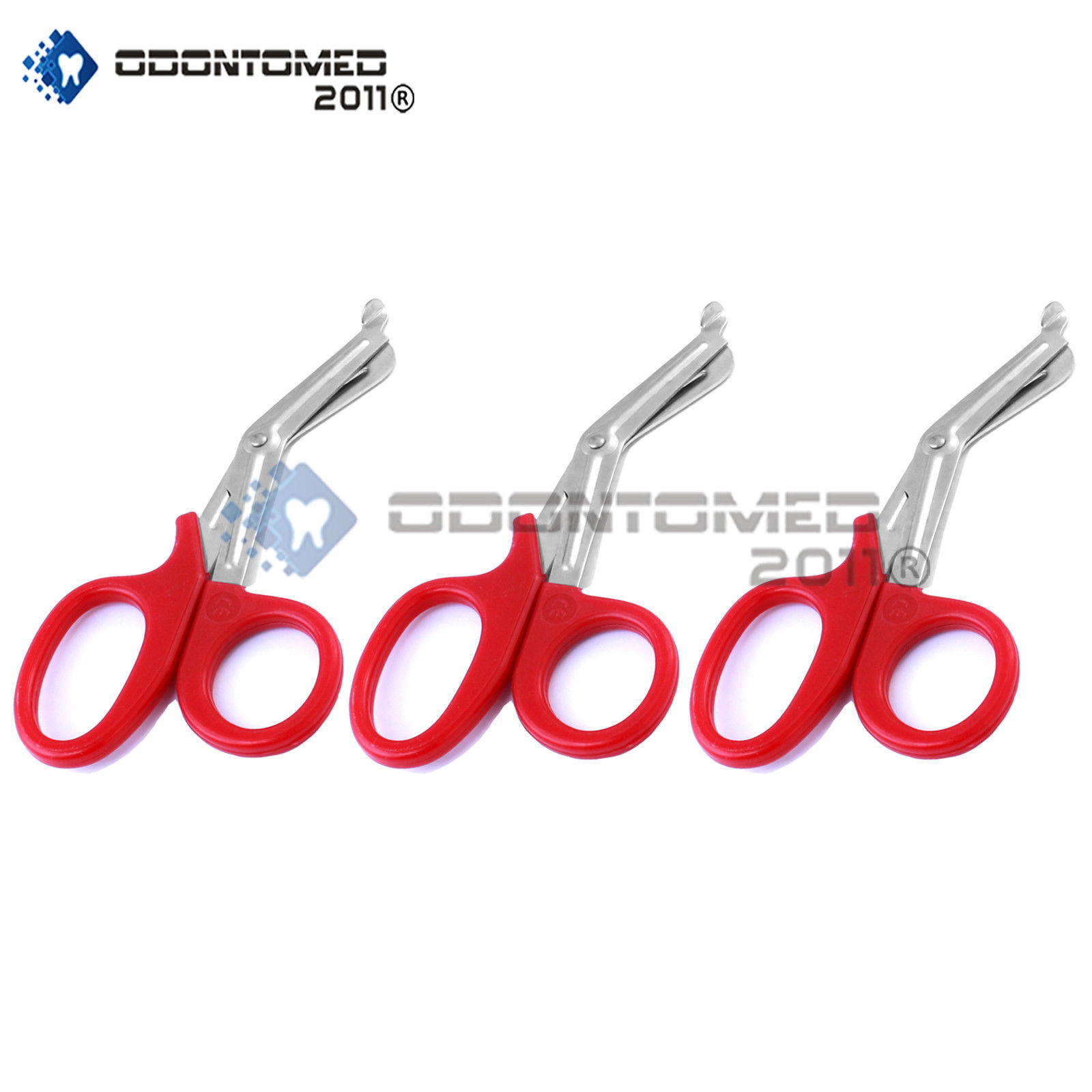 3-Emt-Utility-Scissors-Shears-55-Red-Colored-120974478671