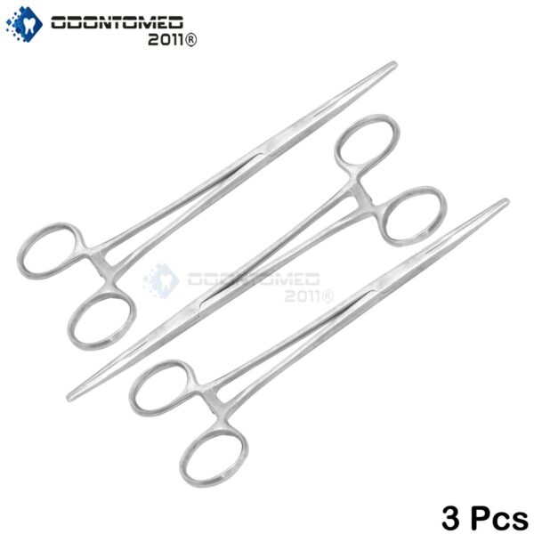 3 Premium Kelly Hemostat Locking Forceps 5.5" Straight SS Surgical Instrument