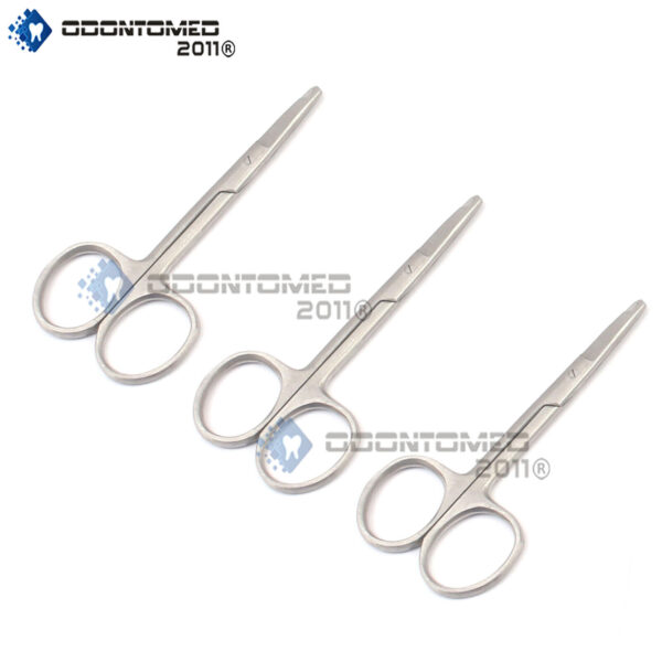 3 Spencer Stitch Scissors Delicate Hook Scissors 3.5 Inches Medical Instrument