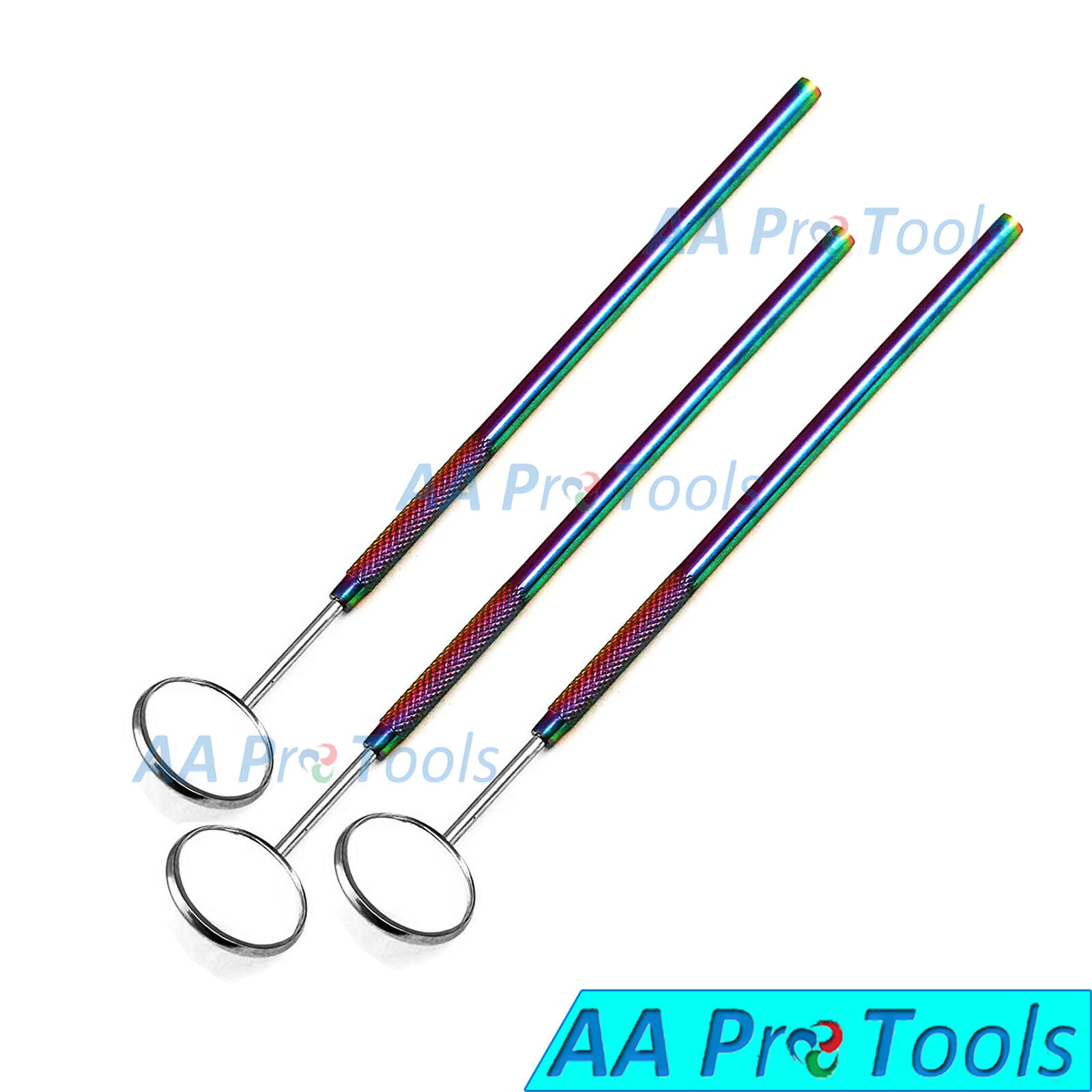 3x-Dental-mouth-Mirror-5-Multi-Titanium-Color-Dental-instruments-254051294031
