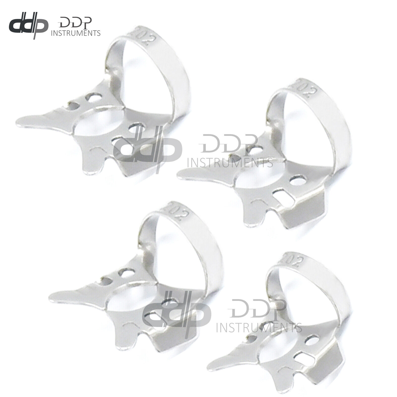 4-PIECES-OF-RUBBER-DAM-CLAMP-202-ENDODONTIC-INSTRUMENTS-111167873191
