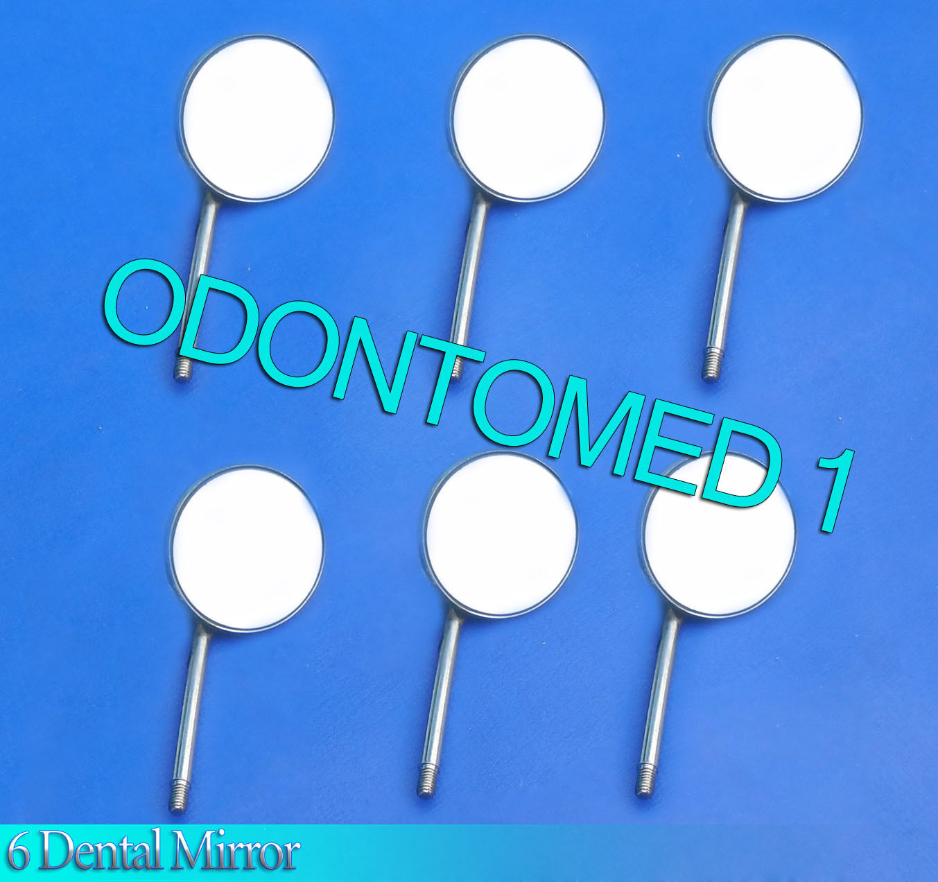 6-Dental-Mirrors-5-Titanium-Coated-Surgical-Dental-Instruments-130953334511