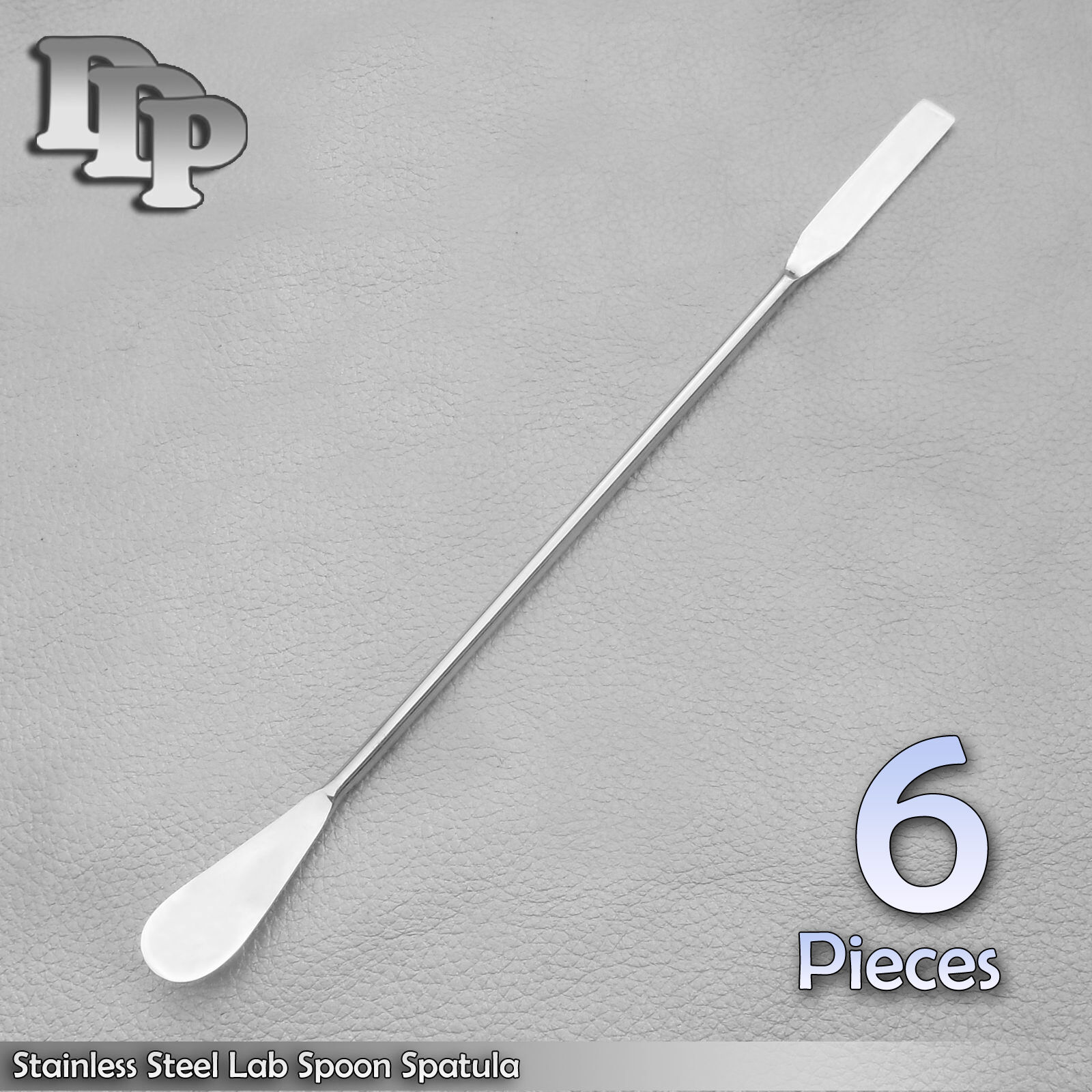 6-Stainless-Steel-Lab-Spoon-Spatula-Dental-Instruments-121851315091