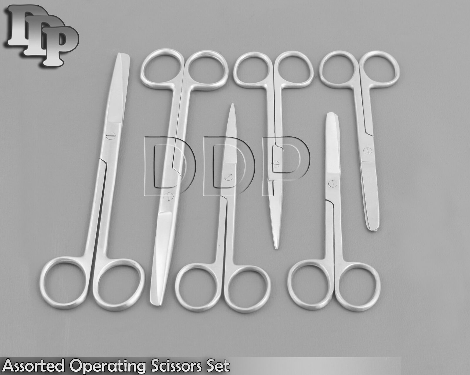 9-ASSORTED-OPERATING-SCISSORS-455565-SHSH-SHBL-BLBL-STRAIGHT-SURGICAL-371789001881
