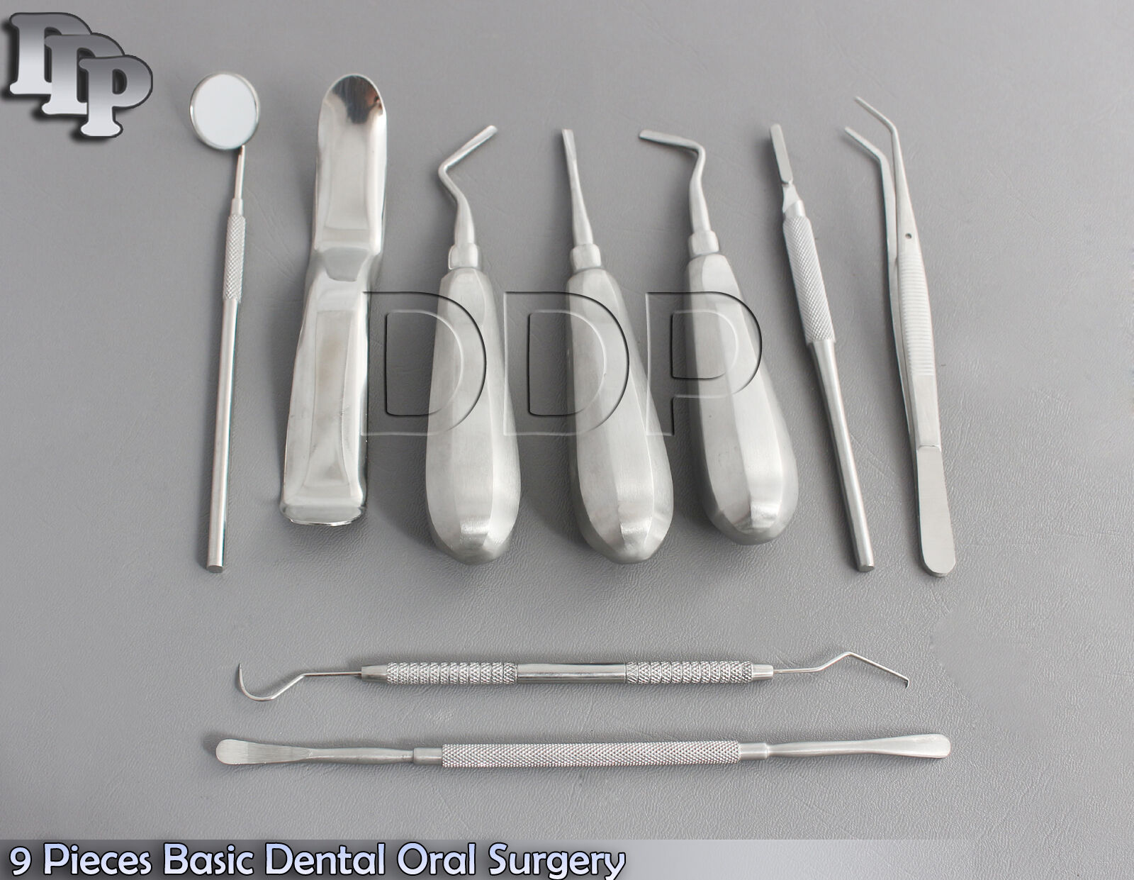 9-Pieces-Basic-Dental-Oral-Surgery-Extracting-Elevator-Set-Kit-Instrument-DN-508-131756671451