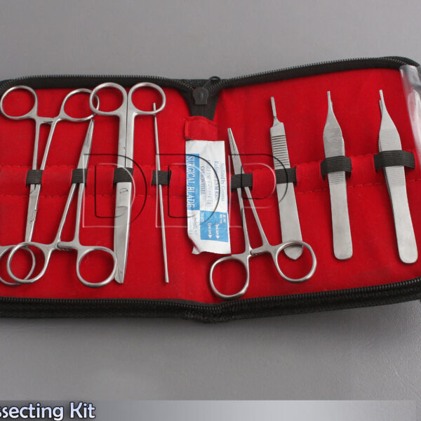 Basic Dissecting Kit Veterinary Surgical Instruments,14 Pieces