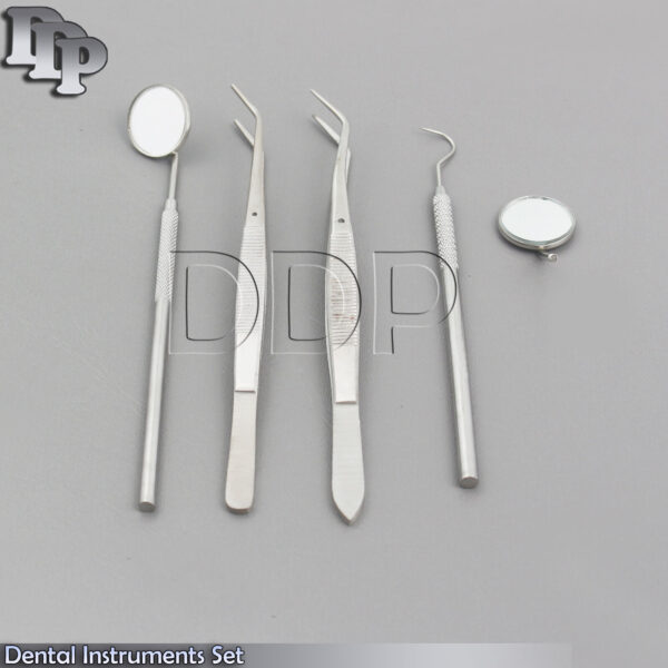 College Merriam Tweezers Dental Mirrors Dental Scalers Instruments 13pcs PR-116