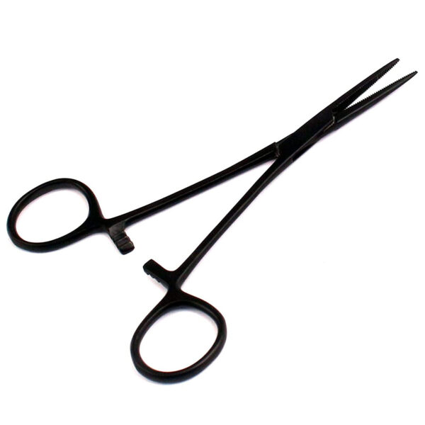 Crile Hemostat Forceps Straight 5.5" Black Color Surgical Instruments