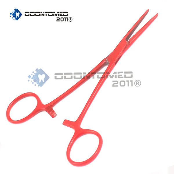 Crile Hemostat Forceps Straight 5.5" Red Color Surgical Instruments