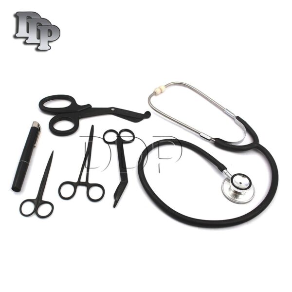 DDP Full Black Paramedic Set Diagnostic ENT Nursing Ems Emergency DS-751