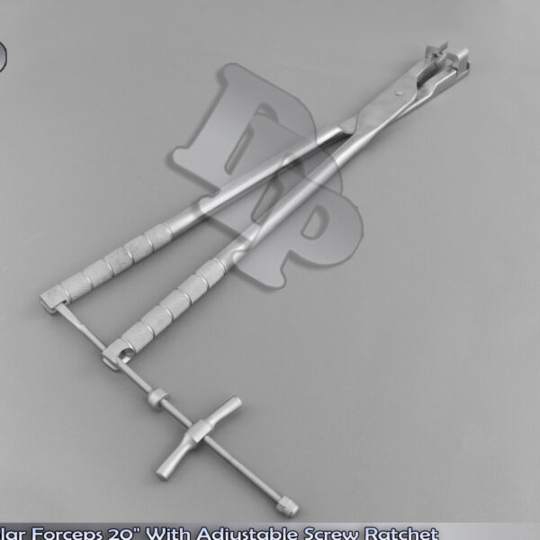 Equine Molar Forceps 20'' With Adjustable Screw Ratchet Veterinary Instruments DDP-V007