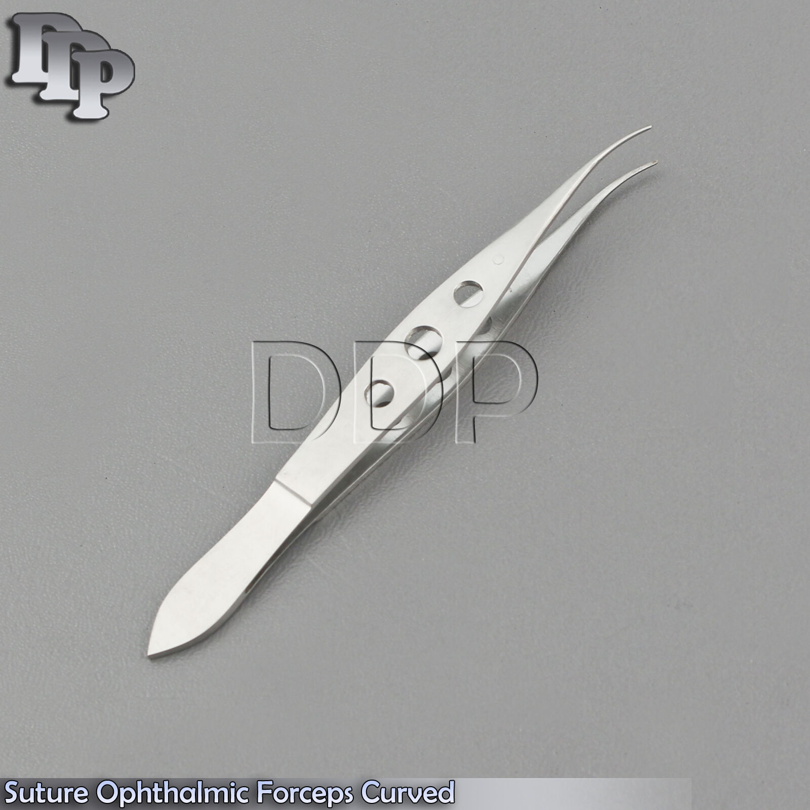 FINE-TIP-SUTURE-OPHTHALMIC-MICRO-FORCEPS-W-TYING-PLATFORM-SMOOTH-CURVED-JAWS-122311011021