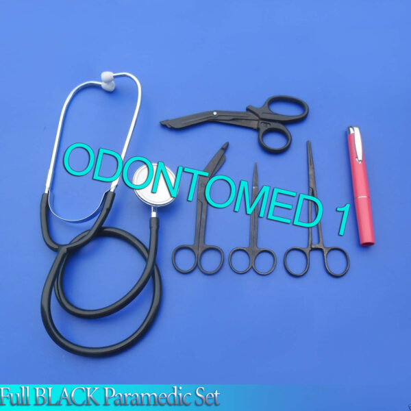 FULL BLACK Paramedic Set - Diagnostic EMT Nursing EMS Emergency Sprague DS-751