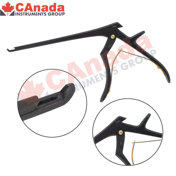 KERRISON RONGEURS 7" Cutting at 40? Up 3mm Bite - CERVICAL ORTHOPEDIC INSTRUMENT