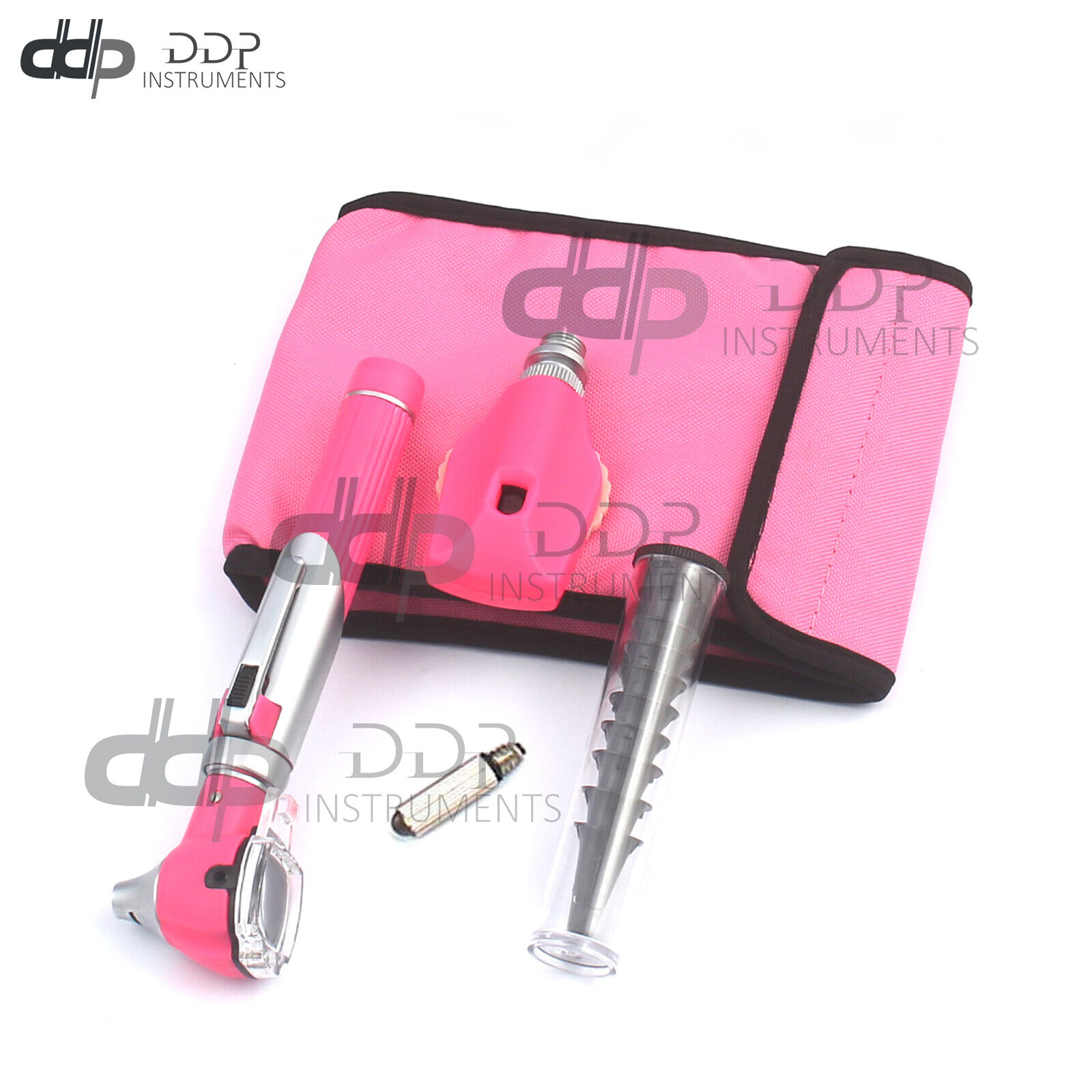 LD-FO-Otoscope-Ophthalmoscope-Opthalmoscope-ENT-Diagnostic-Examination-Set-Pink-124103817941