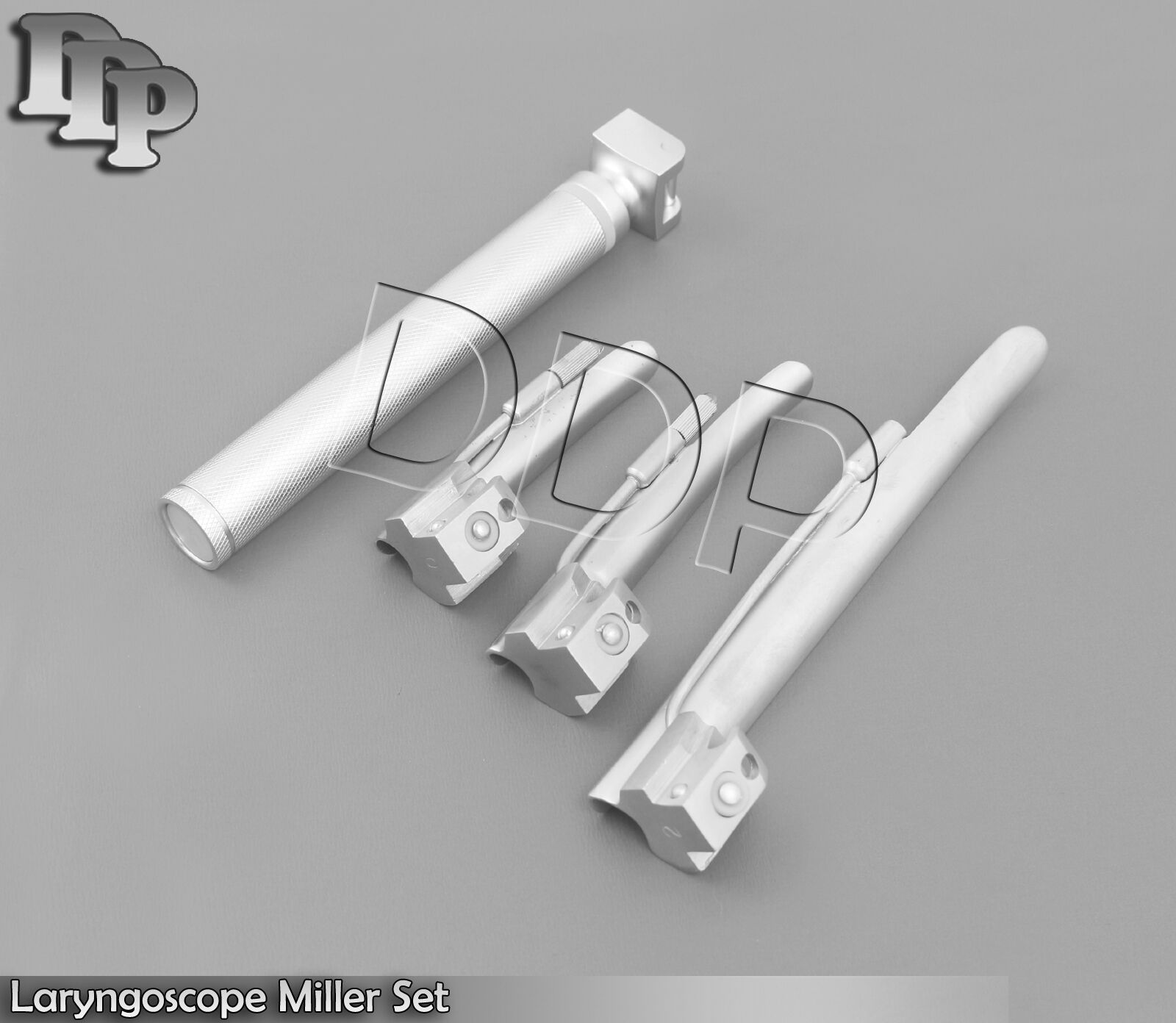 Laryngoscope-Miller-Set-1-handle-AA-3-Miller-Blades-LS-3056-121566947101
