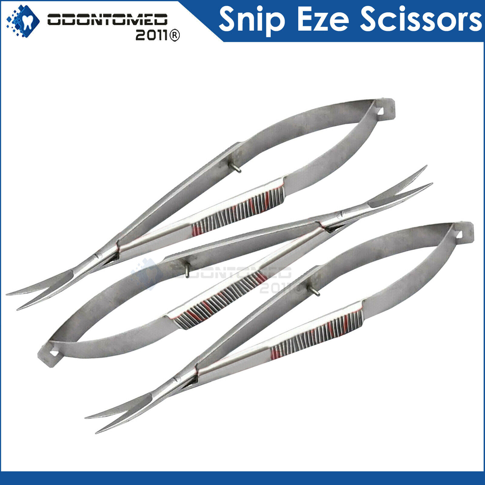 Lot-of-3-Snip-Eze-Easy-Squeeze-Scissors-4-34-Sewing-Embroidery-Quilting-Curved-122822323671