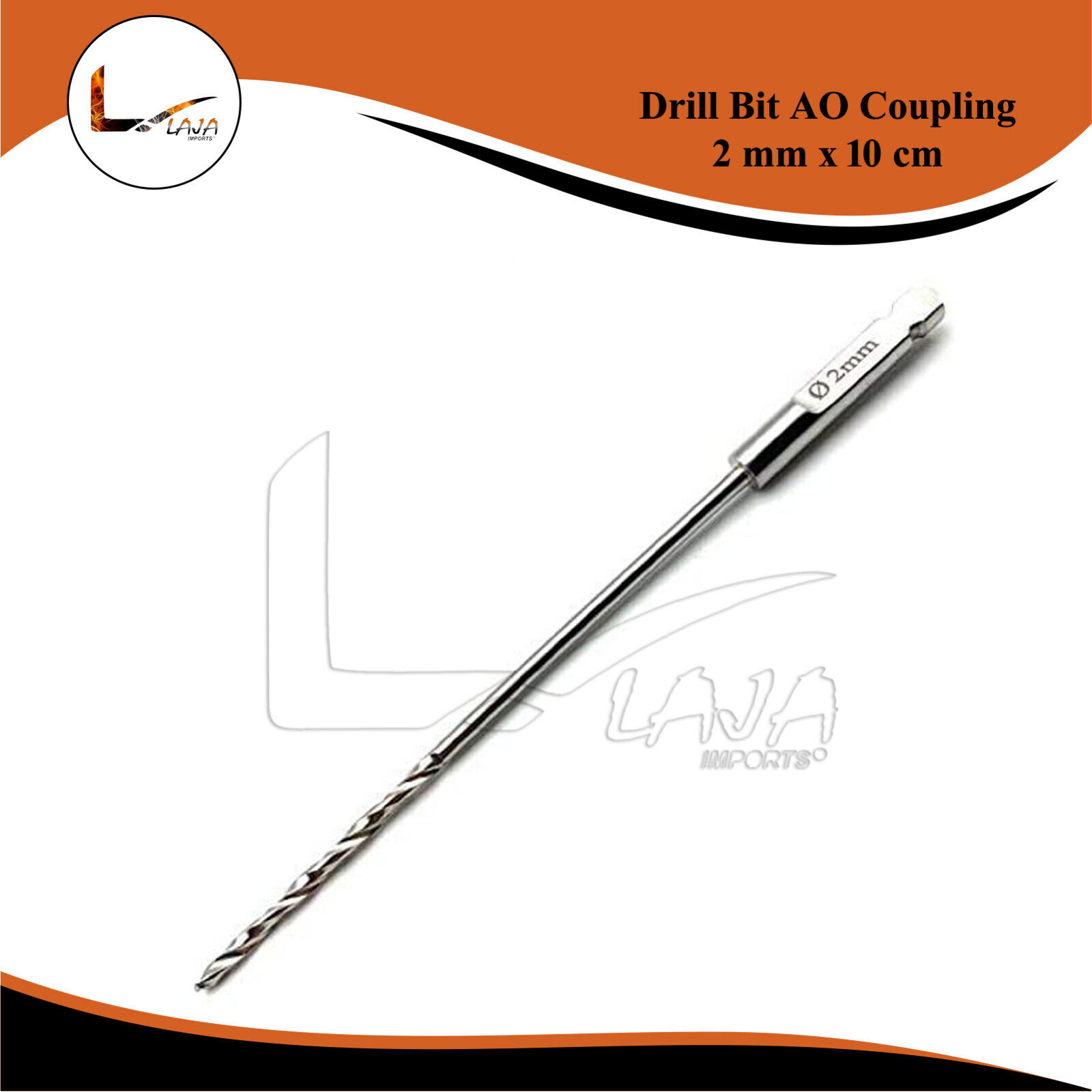 Orthopedic-Drill-Bit-AO-Coupling-2-mm-x-10-cm-OR-Grade-German-Steel-Instrument-275622443431-2