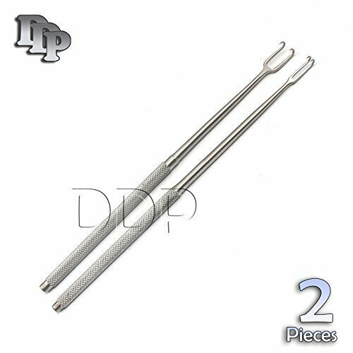 Retractor Joseph Skin Hook 6.25" Double Sharp Prongs 2mm & 5mm 2 Pcs Instruments