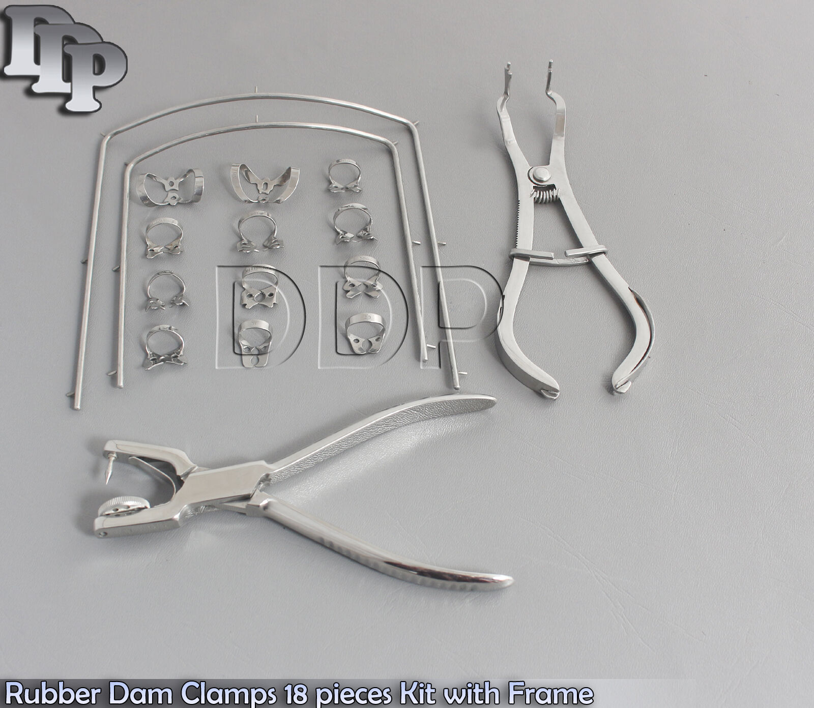 Rubber-Dam-Clamps-18-pieces-Kit-with-Frame-Rubber-Dam-Surgical-Instrumen-DN-2077-131861309591