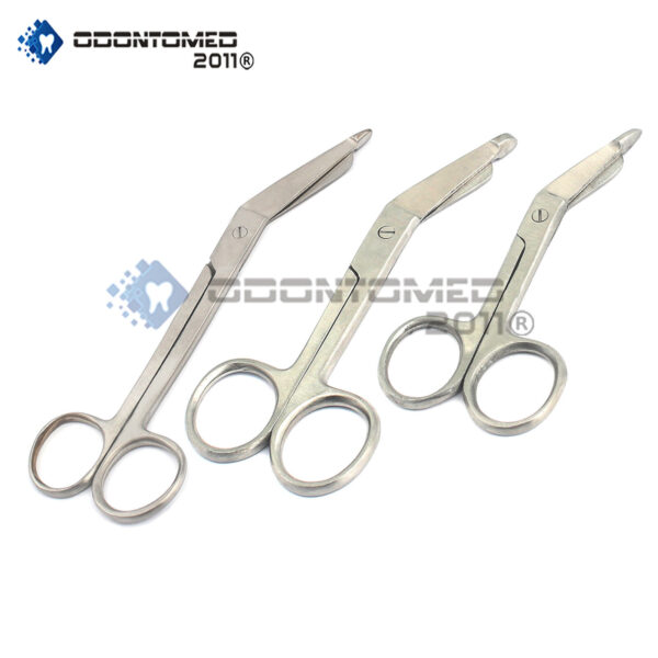 Set Of 3 Pieces Stainless Steel 5.5"+3.5"+7.5" Lister Bandage Scissors Surgical