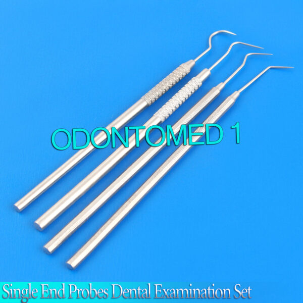 Single End Probes Dental Examination Dentist Hygienist Exam Probe