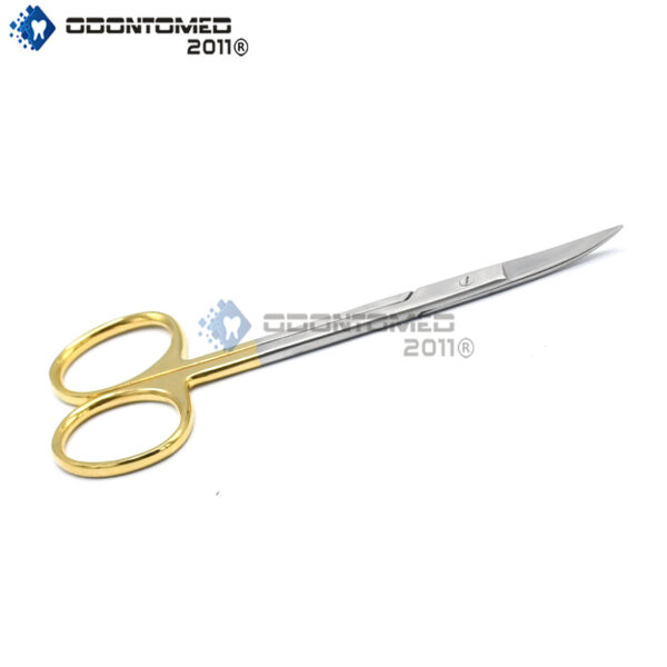 SuperCut Iris Scissors 4.5'' Curved Surgical Dental Veterinary Instruments