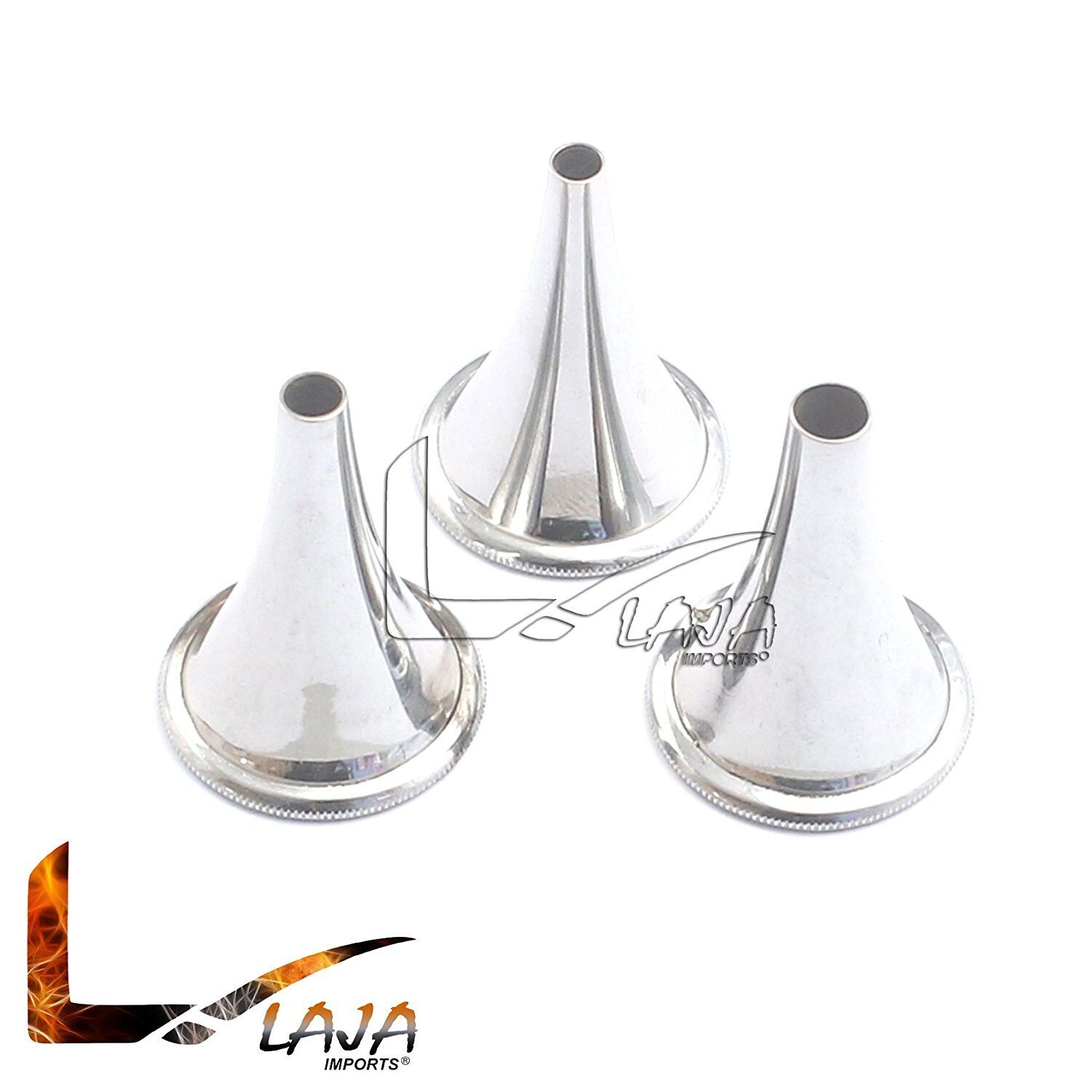 TOYNBEE-Ear-Specula-Speculum-set-of-3-Stainless-Steel-New-273274481411