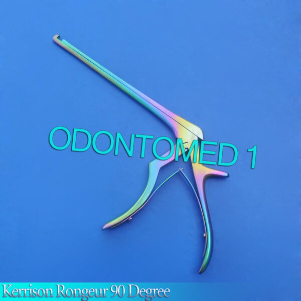 1 Piece Kerrison cervical rongeur 1MM Up Bite 90 Degree Angle Rainbow Color