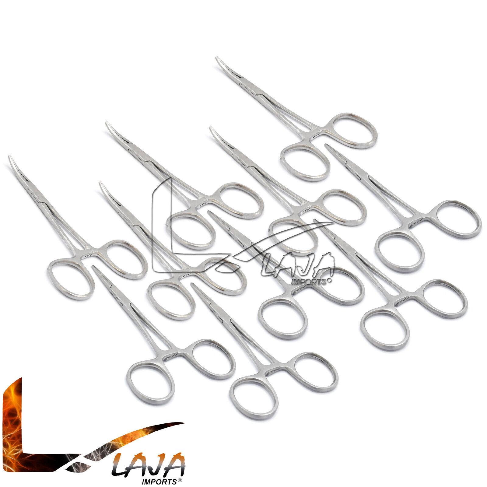 10-Pcs-Mosquito-Hemostat-Locking-Forceps-45-Straight-Curved-Stainless-Steel-274528019342-4