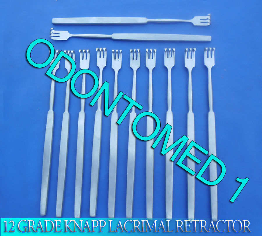12-Or-Grade-Knapp-Lacrimal-Retractor-3-Prongs-Sharp-Ophthalmic-Instrument-115578671172