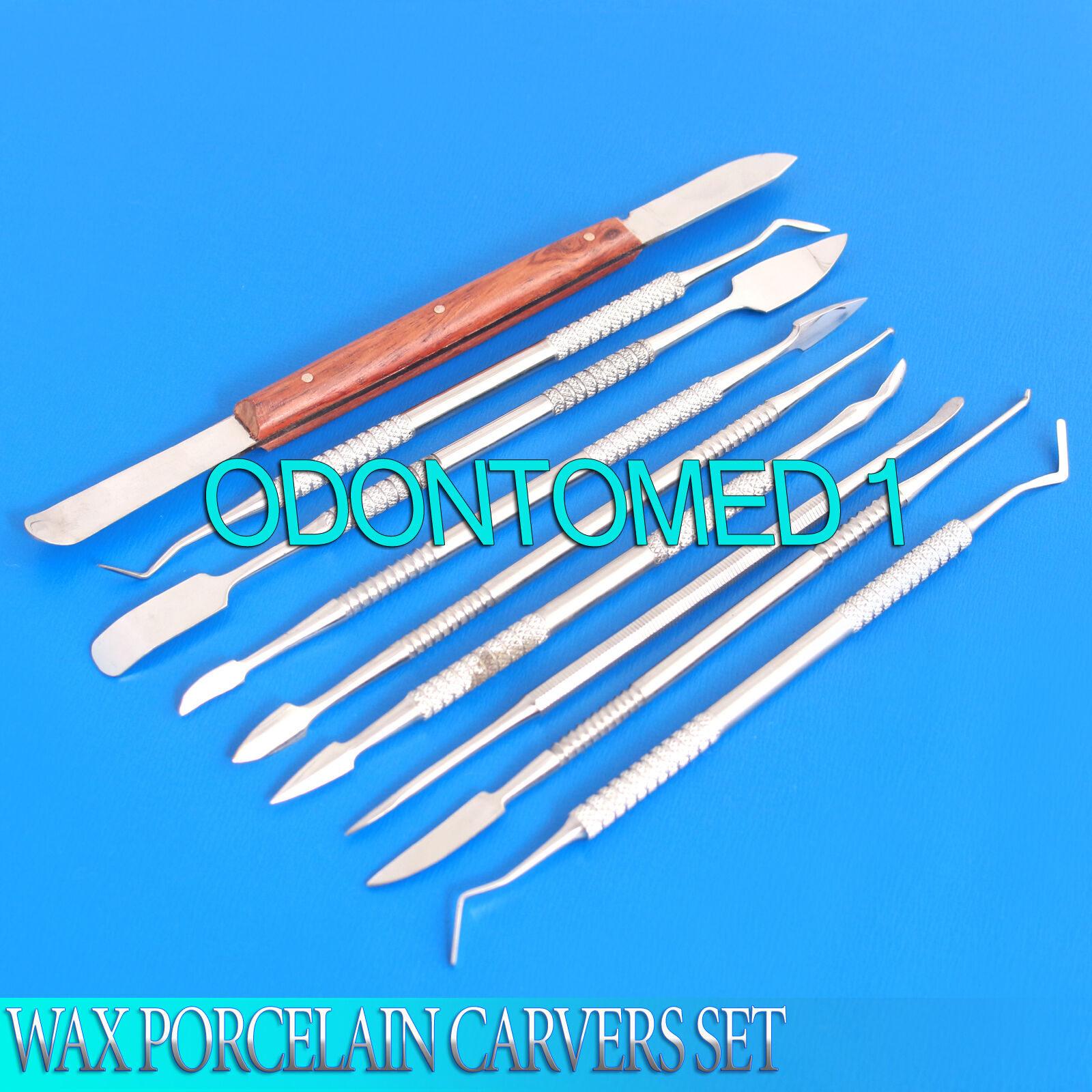 14-ASORTD-WAX-PORCELAIN-CARVERS-FILES-DENTAL-HAND-TOOLS-134297307922