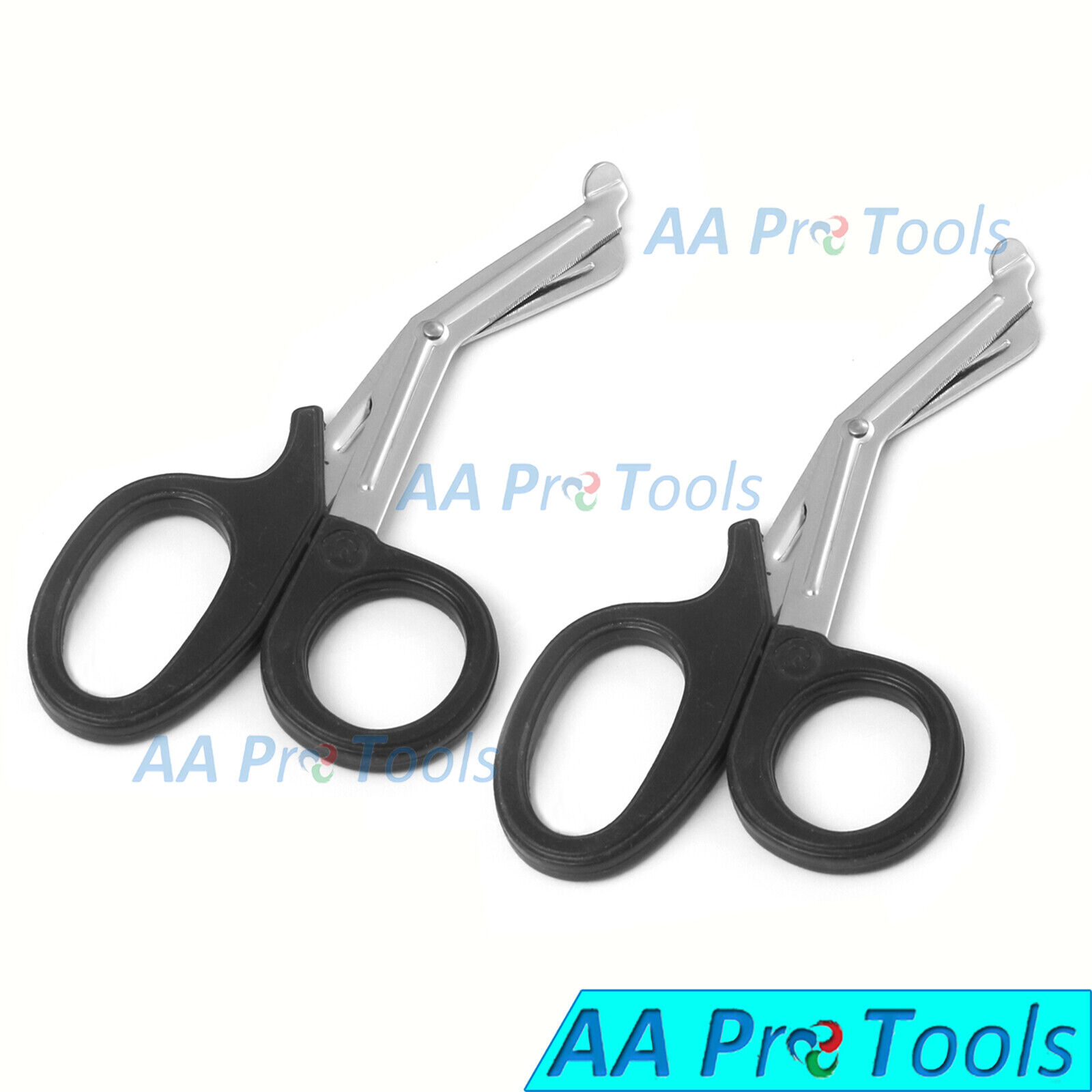 2-Pcs-55-Medical-EMTUtility-Scissor-Black-Color-5-12-Inch-Bandage-Shears-254499859452