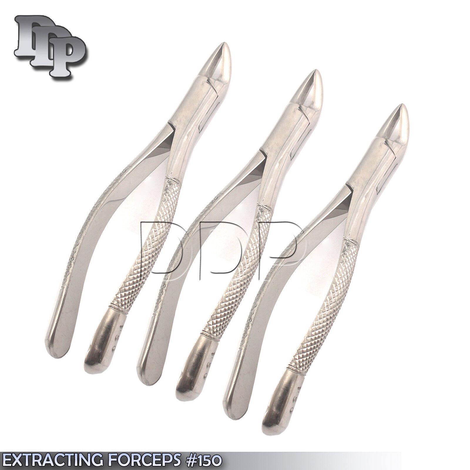 3-PIECES-EXTRACTING-FORCEPS-150-DENTAL-SURGICAL-INSTRUMENTS-111368569742