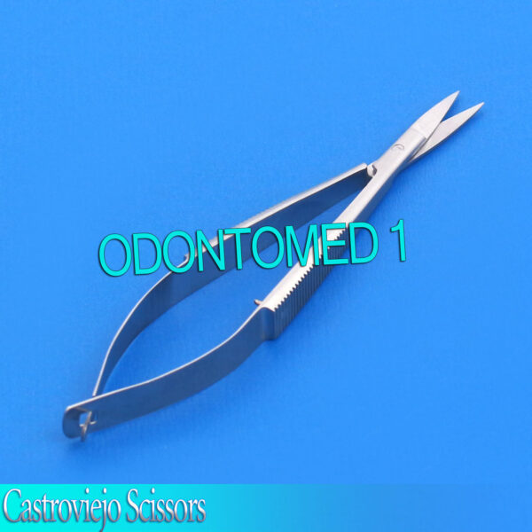 3 Pcs Micro Straight Eye Scissor Sharp/Sharp 4.5" Castroviejo Ophthalmics