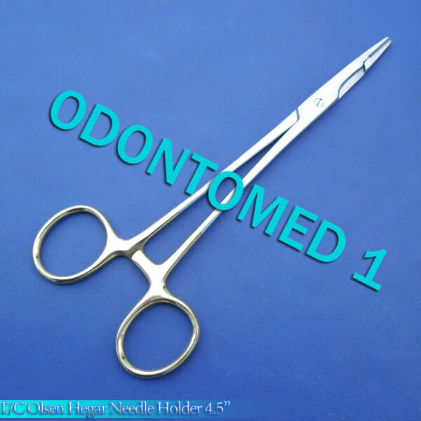 3 T/C O.R GRADE OLSEN HEGAR NEEDLE HOLDER 4.5" WITH TUNGSTEN CARBIDE INSERTS
