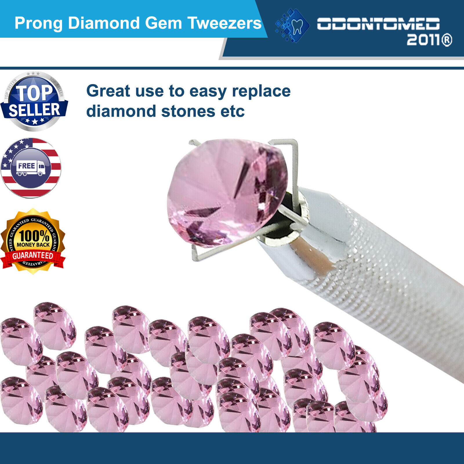 4-Prong-Diamond-Gem-Tweezers-Parts-Beads-Jewelry-Ball-Grabber-Pickup-Tool-Holder-134297276842