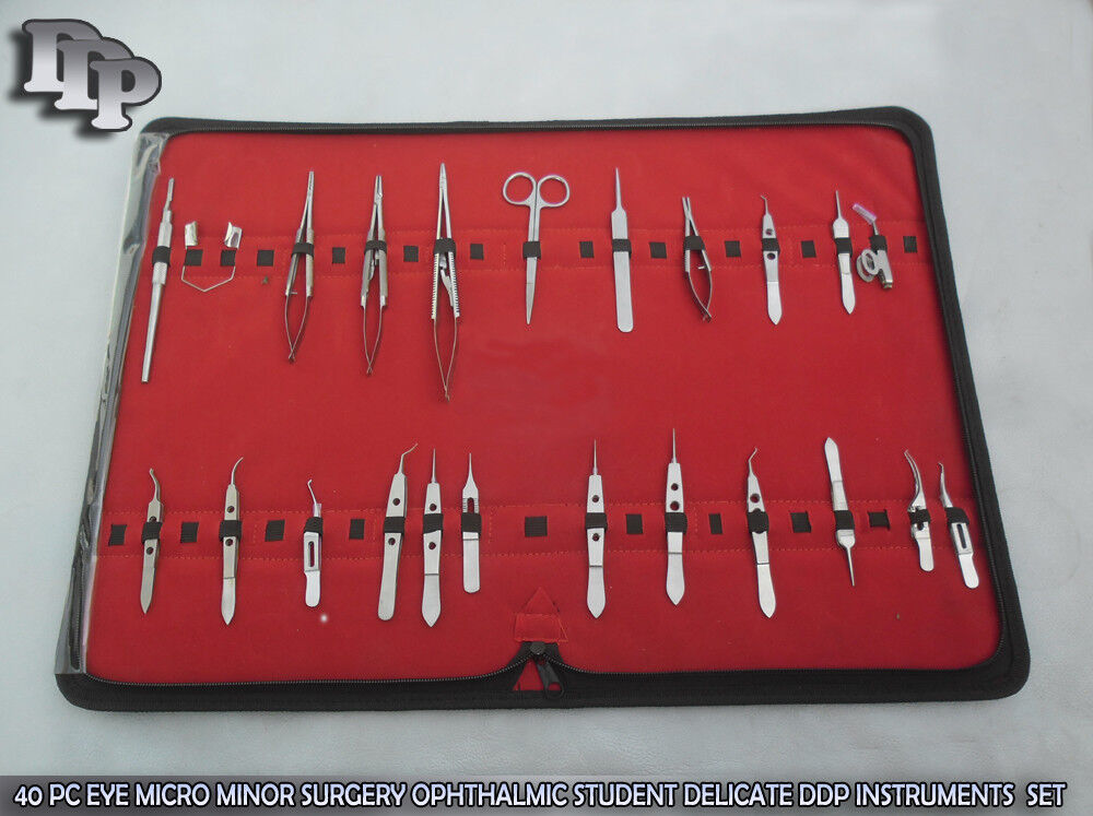 40-PC-EYE-MICRO-MINOR-SURGERY-OPHTHALMIC-STUDENT-DELICATE-INSTRUMENTS-SET-111268505482