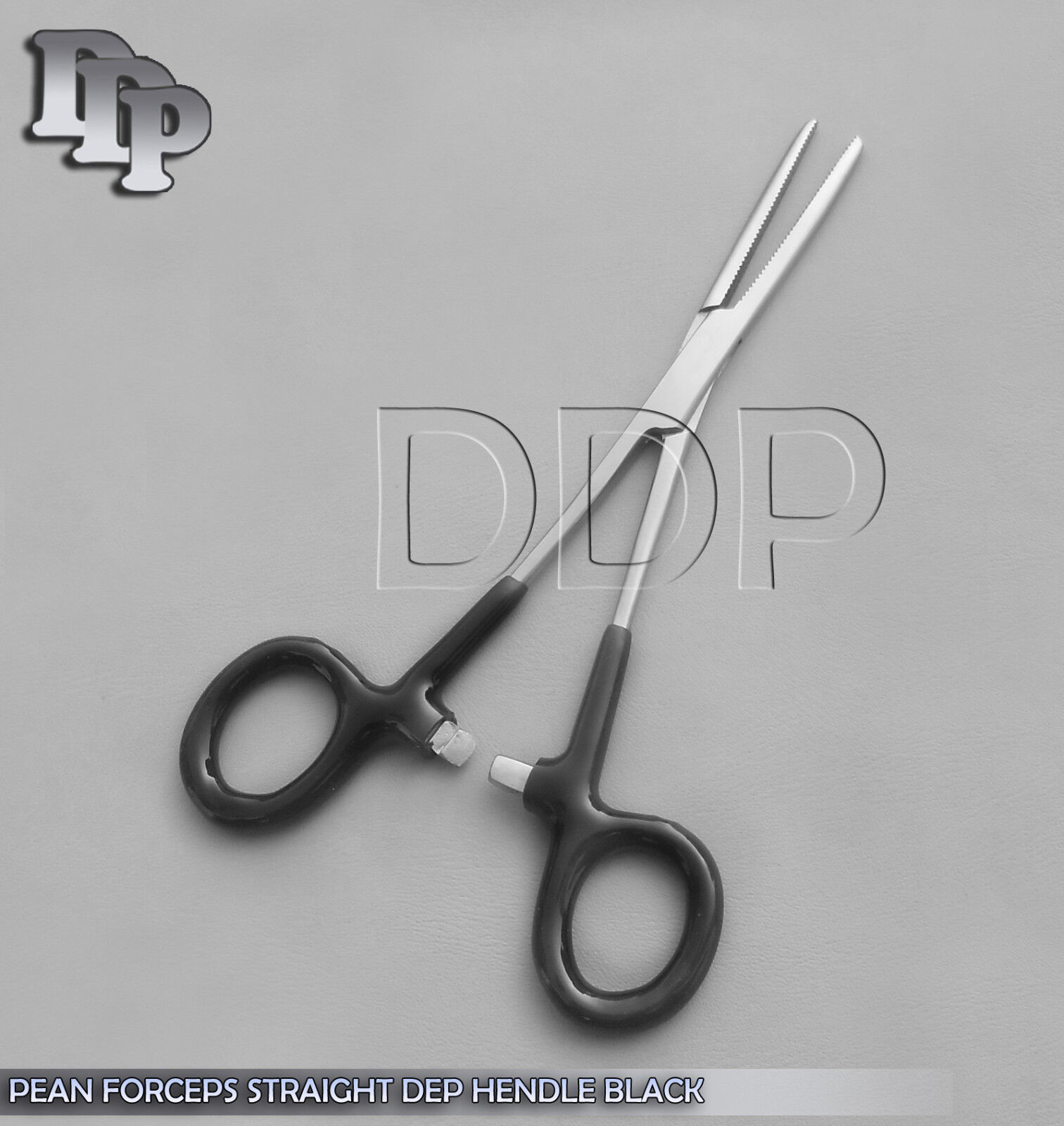 6-Hemostat-Pean-Forceps-Surgical-Instruments-Black-Dep-Handle-55-Straight-121559952462-2