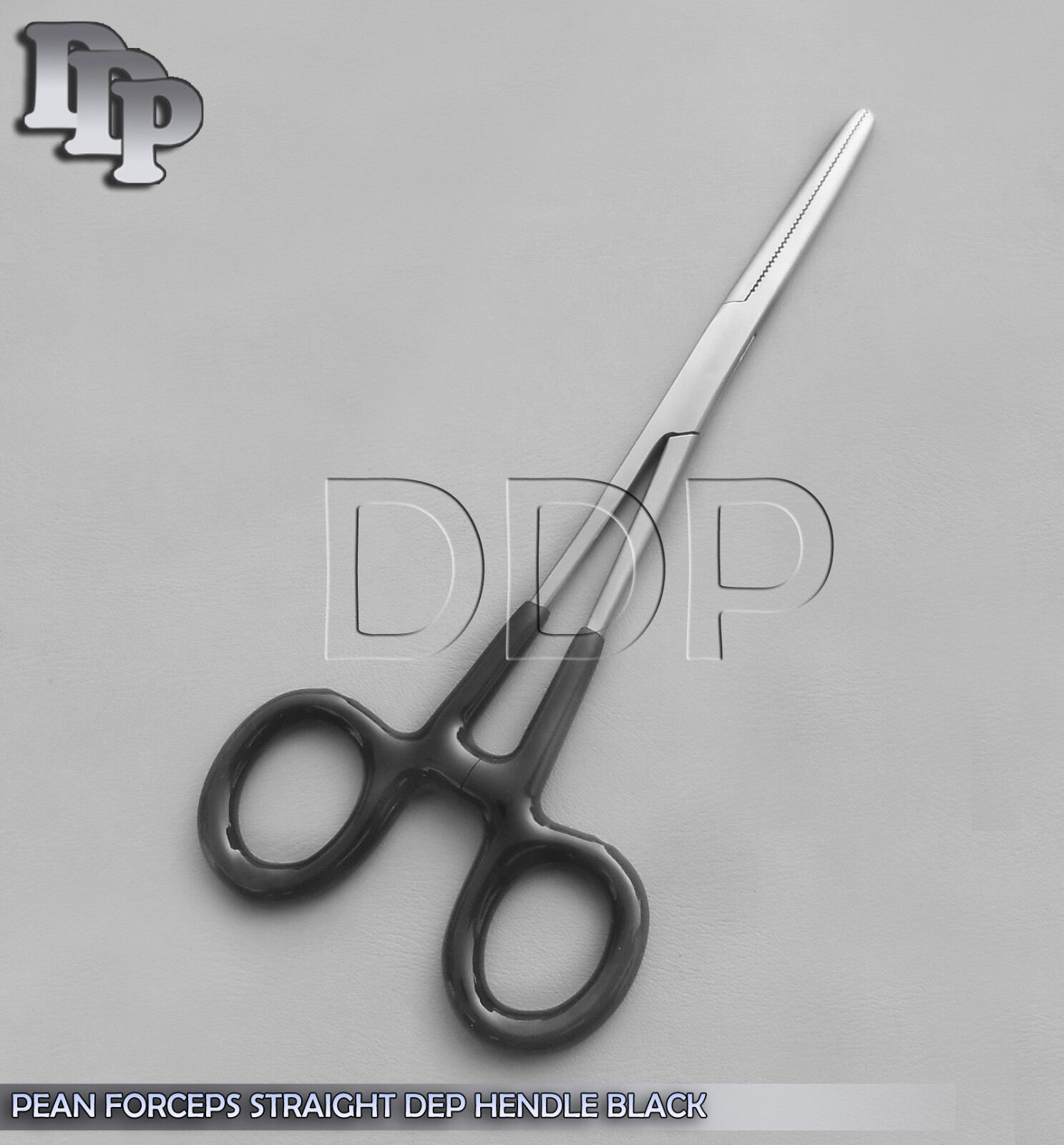 6-Hemostat-Pean-Forceps-Surgical-Instruments-Black-Dep-Handle-55-Straight-121559952462-3