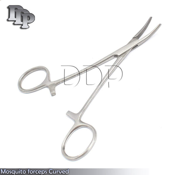 6 Mosquito Forceps 5.00" Curved O.R Grade